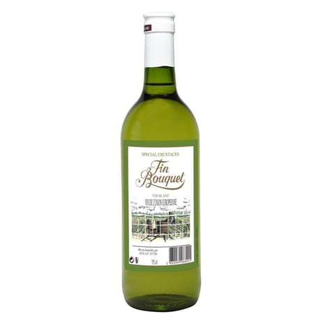 Fin bouquet spécial crustaces vin blanc 75cl 11% vol