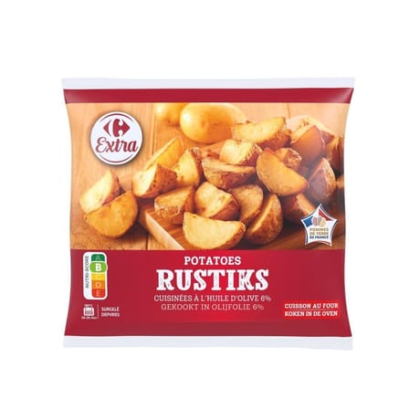 Carrefour extra pommes rustiques 500g