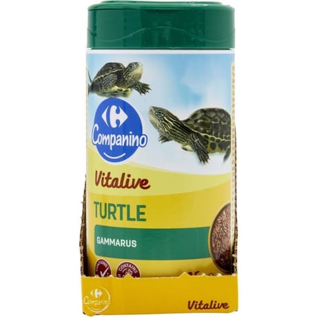 Carrefour aliment pour tortues aquatiques 25g