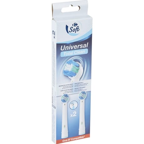 Carrefour soft brossettes universal total clean x2