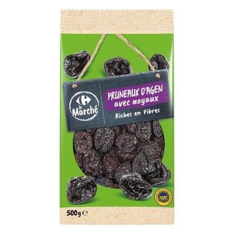 Pruneau agen entier IGP 500F Carrefour
