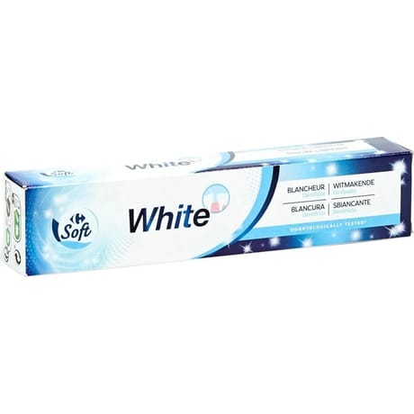 Carrefour Soft dentifrice blancheur 75ml