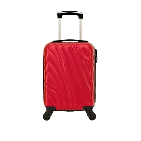 Valise rigide 46cm rouge jungle