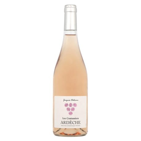 Vin rosé i.g.p ardèche jacque delorme 75cl 12%