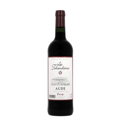 Les Talandières vin rouge i.g.p pays de l'Aude 75cl