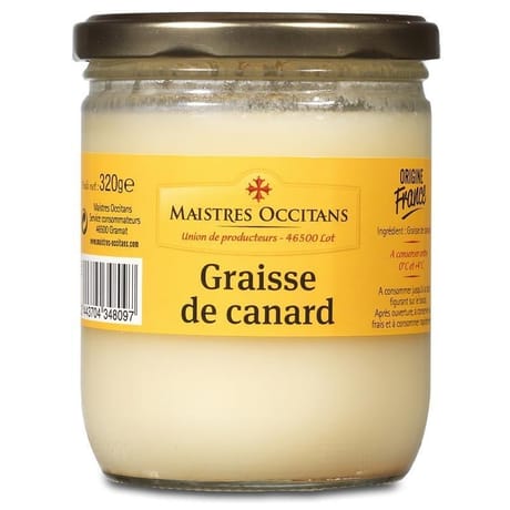 Graisse de canard 320g maistres occitans