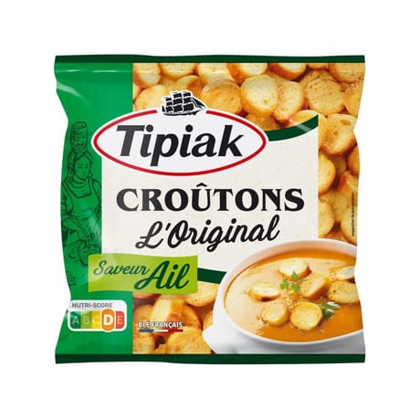 Tipiak  croutons l'original ail 150g