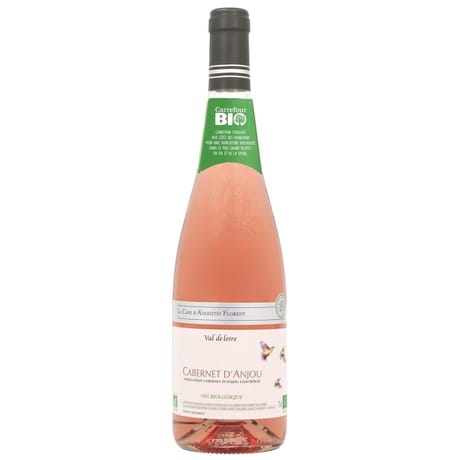 Cave d'Augustin Florent vin rosé i.g.p Cabernet d'Anjou bio 75cl