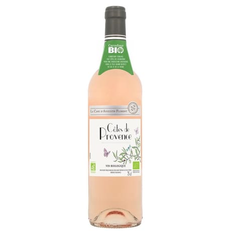 Cave d'Augustin Florent vin rosé bio Côtes de Provence 75cl