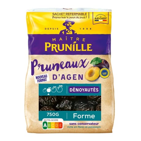 Pruneau agen IGP 33/44 dénoyautés 750g