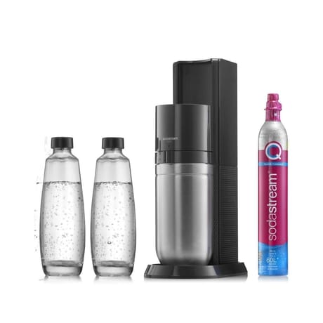 Machine DUO Noire Pack 2 carafes