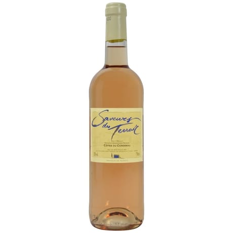 Saveurs du terroir côtes de ceressou vin rosé 75cl 12% vol