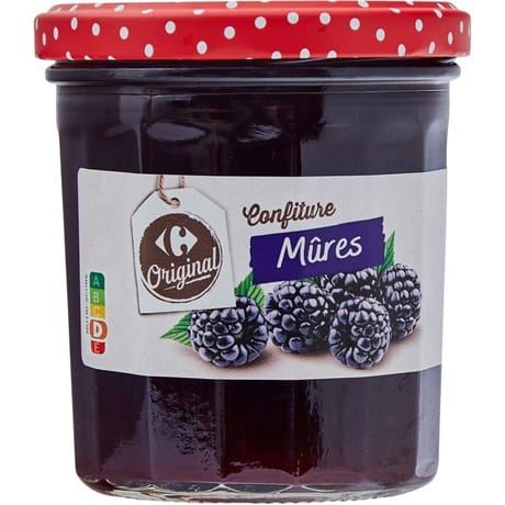 Carrefour original confiture mûres -370g