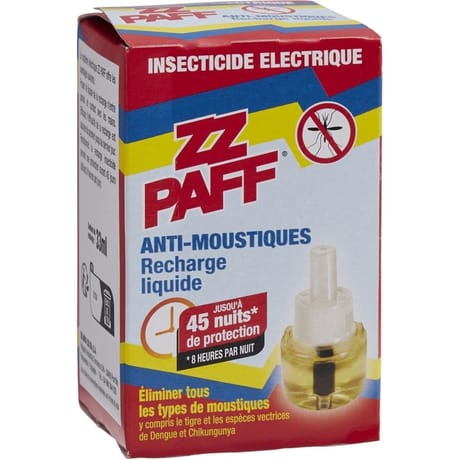 ZZ paff recharge liquide anti moustiques 45 nuits