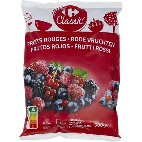 Carrefour classic' fruits rouges 500g
