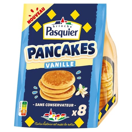 Pasquier pancake saveur vanille x8 - 280g