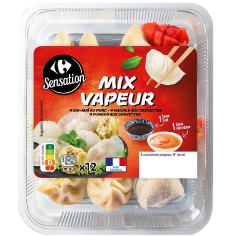 Carrefour sensation assortiment vapeur 280g