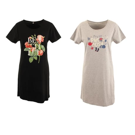 Liquette manches courtes femme GRIS CHINE T50\52