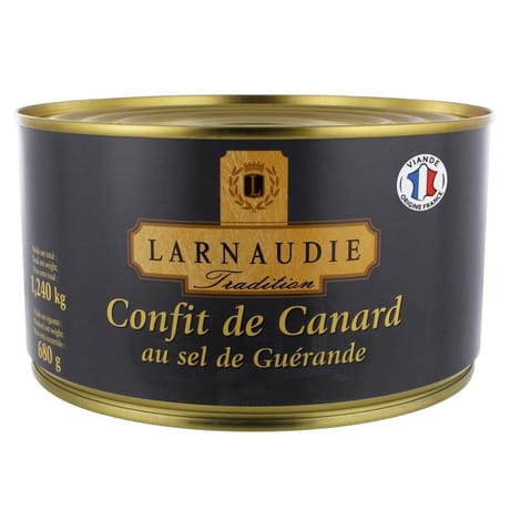 Jean larnaudie confit de canard au sel de guérande 8/6