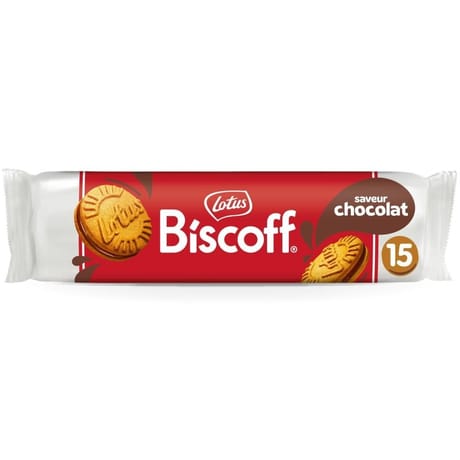 Lotus Biscoff fourré crème saveur chocolat 150g