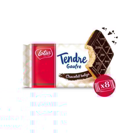 Lotus tendre gaufre au chocolat belge 296g