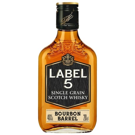 Label 5 whisky bourbon 20cl 40%vol