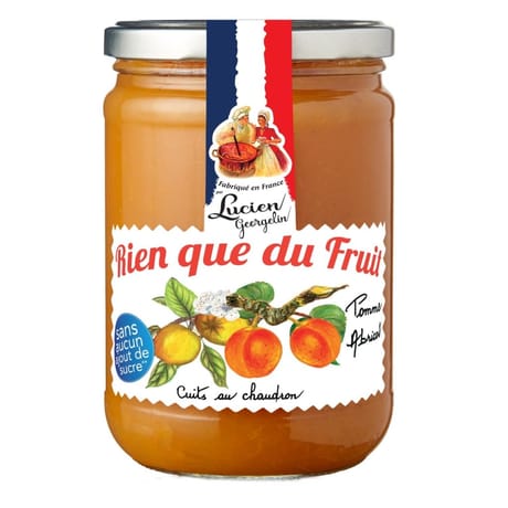 Lucien georgelin les recettes cuites au chaudron compote pomme abricot 560g