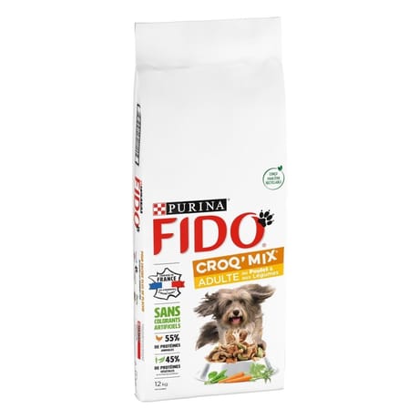 Fido croq mix adult poulet 12kg