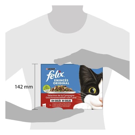 Félix émincés en gelée volaille légumes 12x85g sachet fraicheur