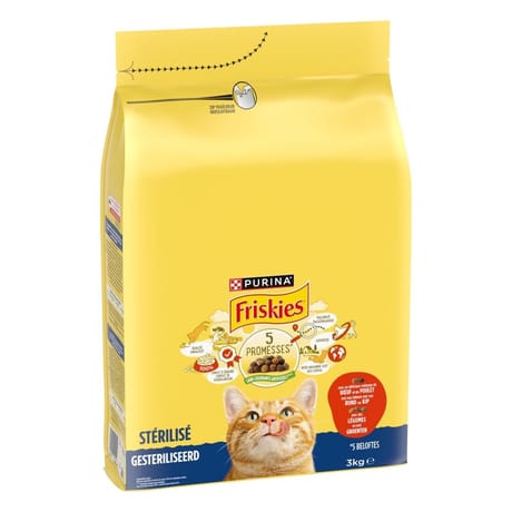 Friskies special chat sterilise boeuf 3kg