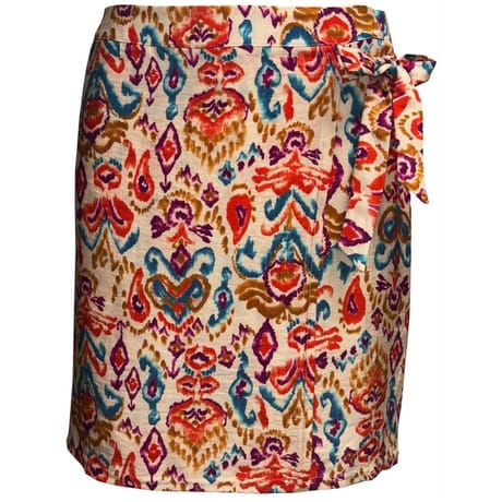 Jupe courte IMP. IKAT ORANGE T38