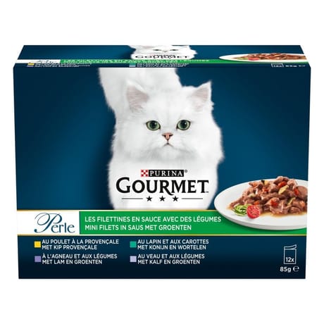 Gourmet perle les filettines avec légumes 12 x 85g - 1020g