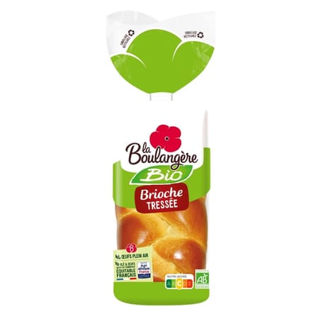 La Boulangère brioche tressée bio 400 g