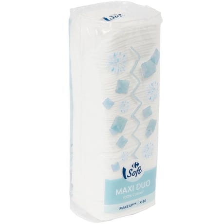 Carrefour soft coton maxi duo x80
