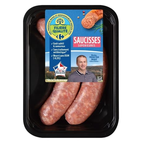 Saucisse supérieur x2 280g