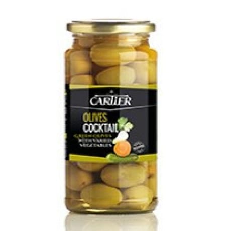 Olives vertes entières cocktail 190g