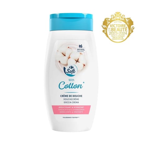 Carrefour soft gel douche hydratant 250ml