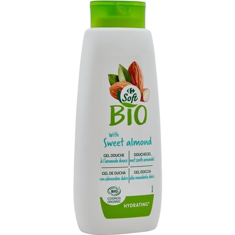 Carrefour soft bio gel douche l'amande 500ml