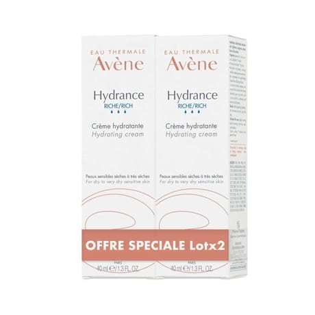 Avene Hydrance Duo Crème riche 2x40ml