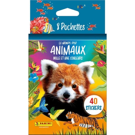 Album Panini - Animaux 2024 blister 8 pcohettes