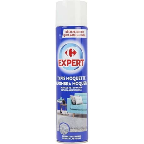 Carrefour expert mousse nettoyante tapis moquette 600ml