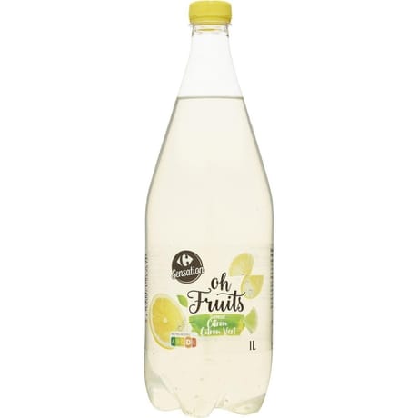 Carrefour sensation oh fruits saveur citron vert 1l