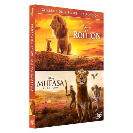 Dvd coffret roi lion et mufasa