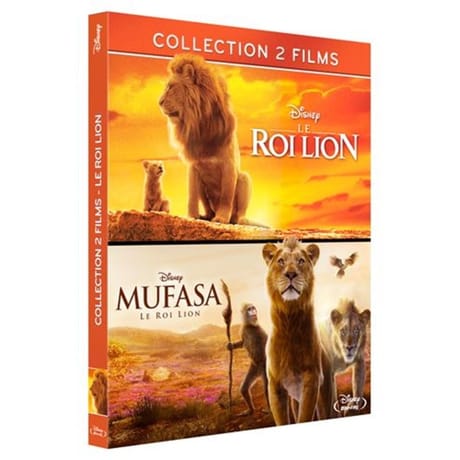 Blu ray coffret roi lion et mufasa