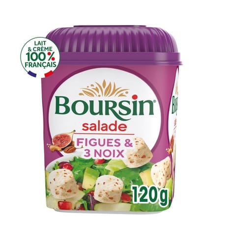 Boursin salade figue et noix 120 g
