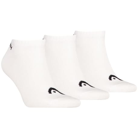 3 paires de socquettes invisibles jersey homme HEAD 002 BLANC T43\46