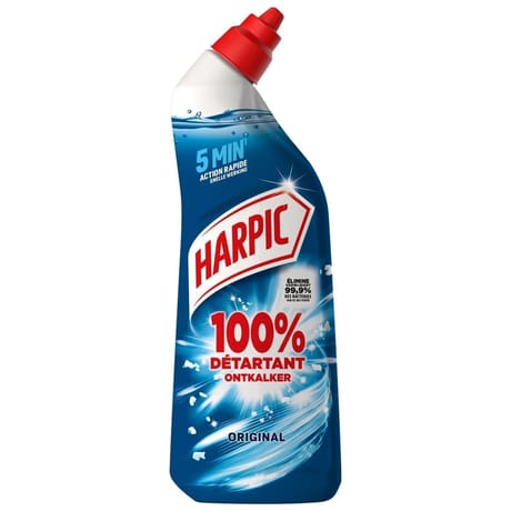 Harpic gel wc 100% détartrant 5min chrono 750ml