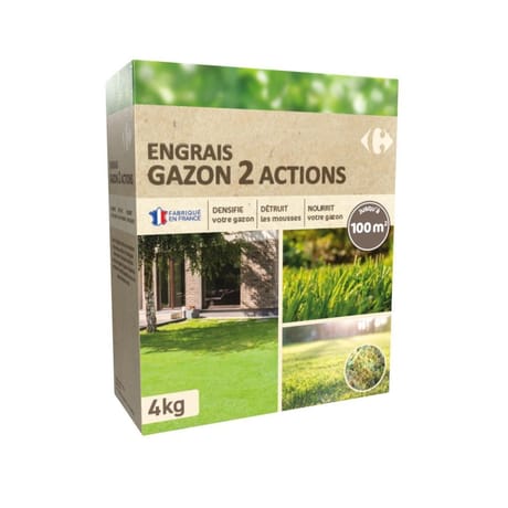 Engrais organique anti-mousse 2 actions 4kg UAB