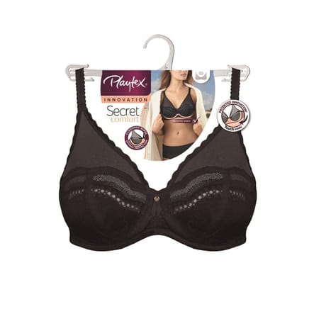 Soutien-gorge armature ligne Secret Comfort Playtex 001 NOIR 110D