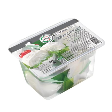 BURRATA AVEC FEUILLE 250G